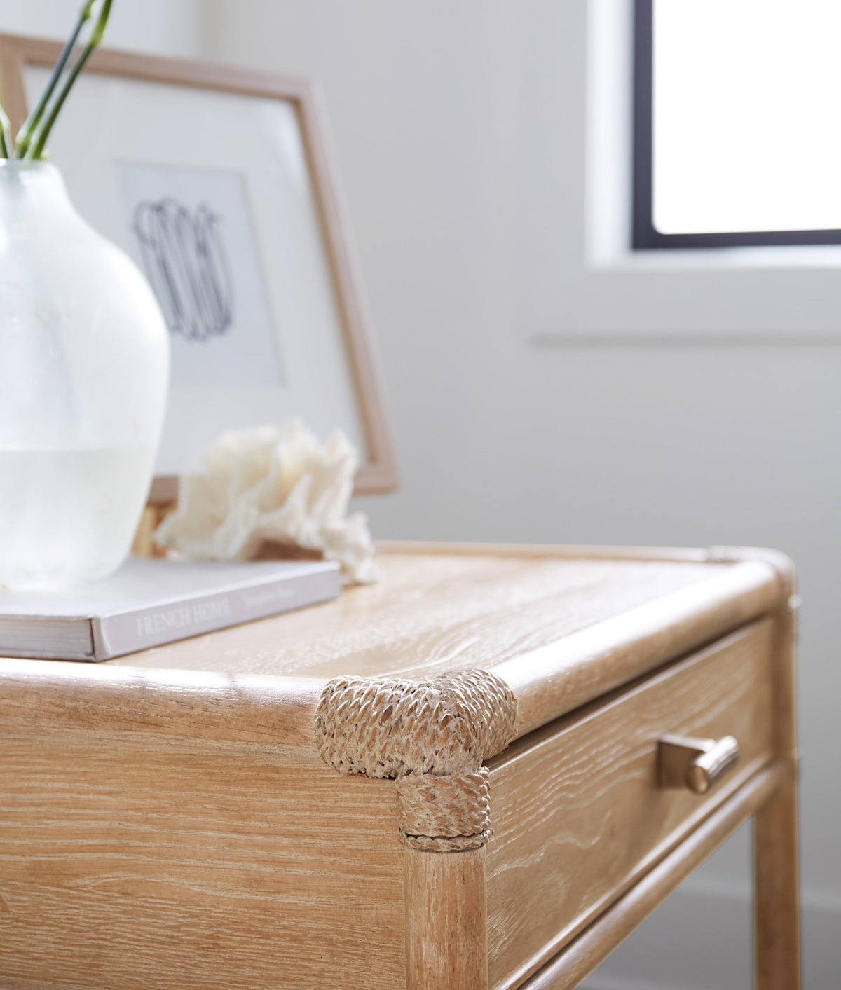 Retreat Pole Rattan End Table End Tables| Hooker