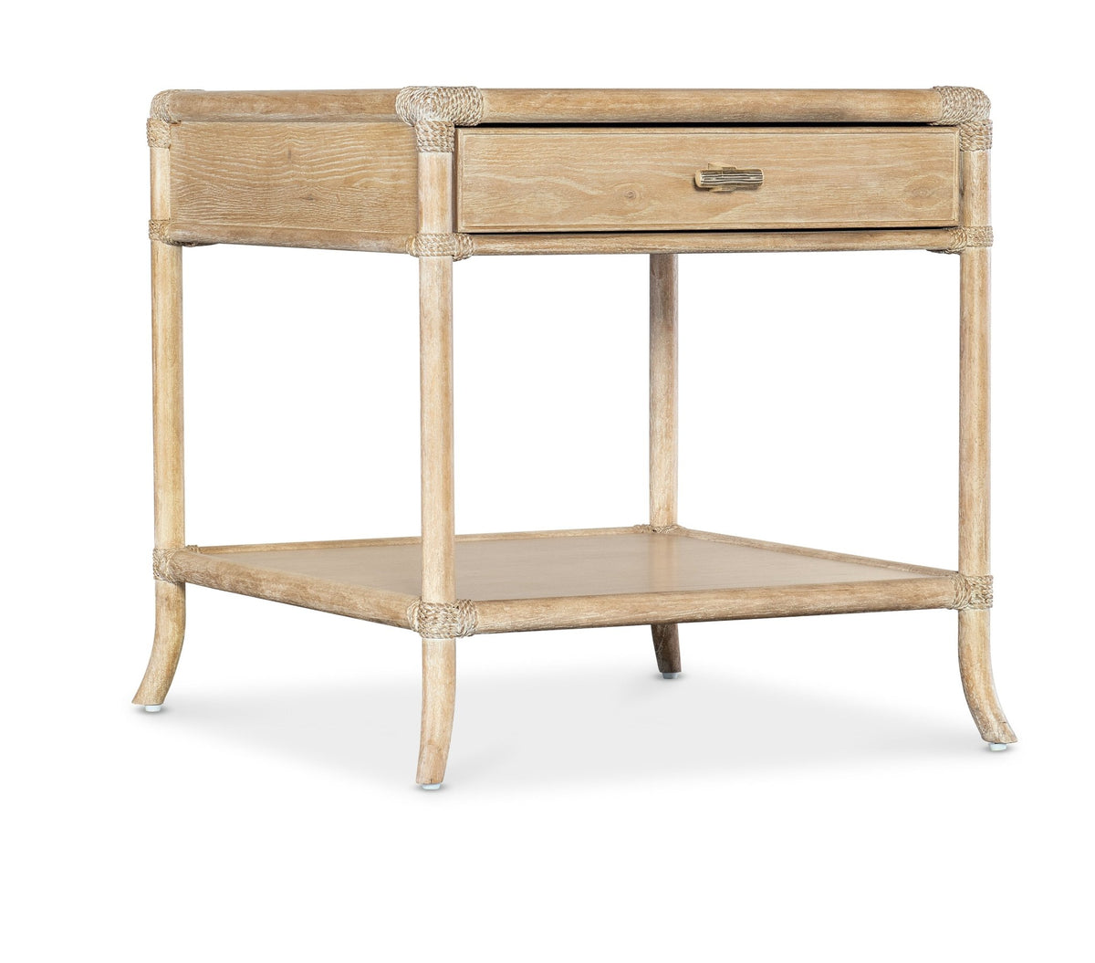 Retreat Pole Rattan End Table End Tables| Hooker