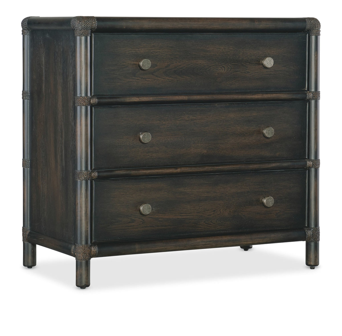 Retreat Pole Rattan Nightstand Nightstands| Hooker