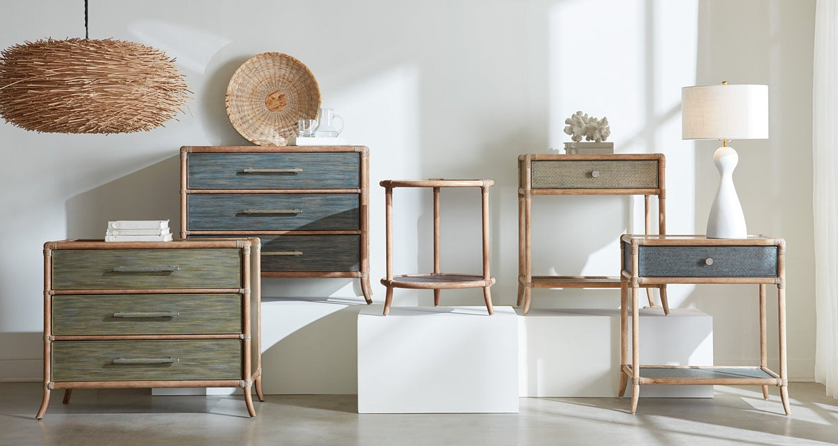 Retreat Raffia End Table End Tables| Hooker