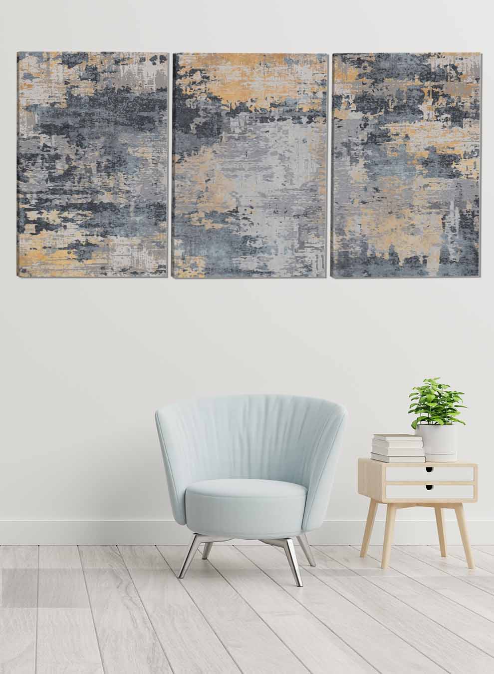 Retro Abstract Paintings(set of 3) Paintings & Pictures| LOWHA