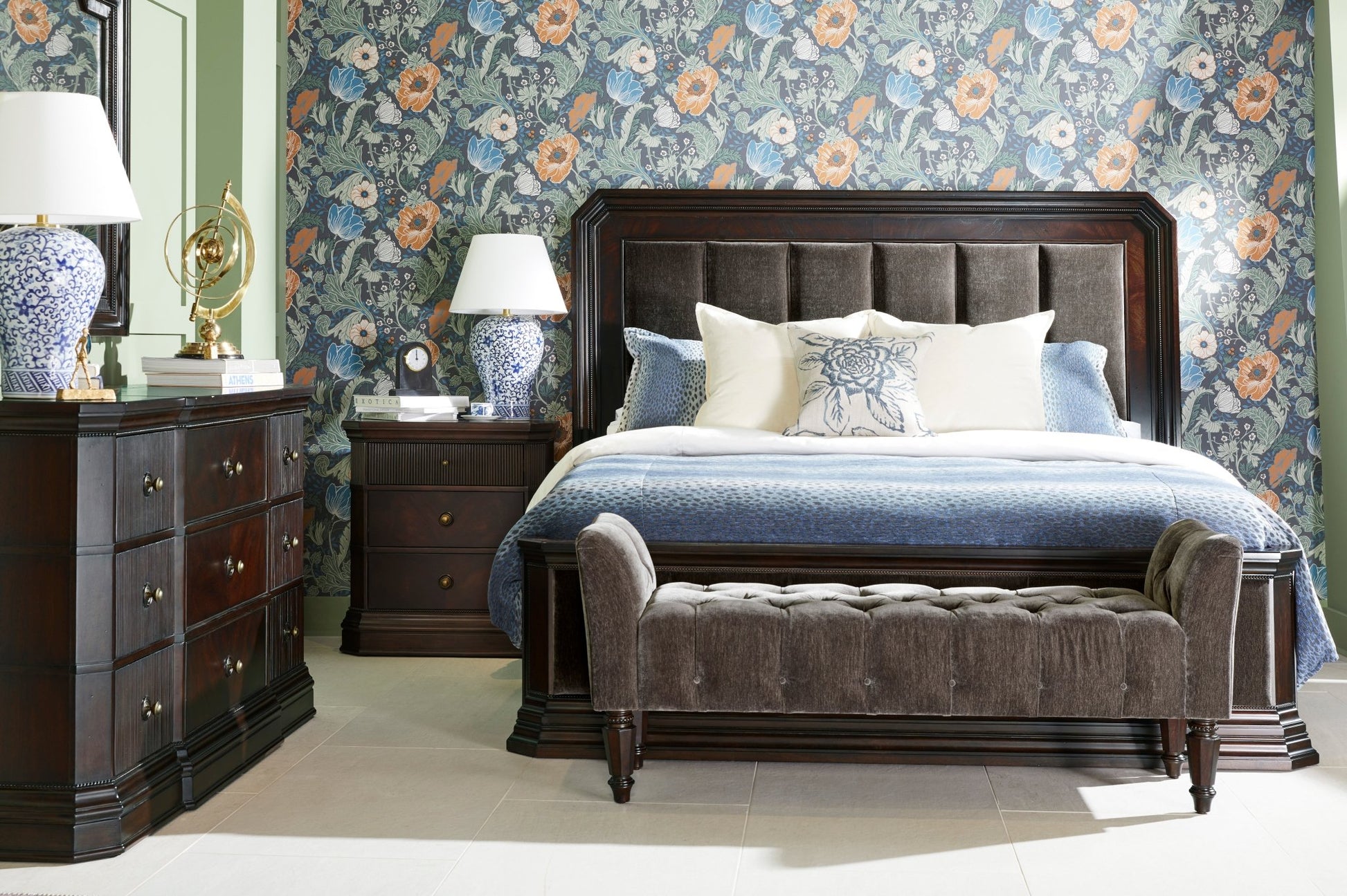 Revival King Uph. Bed Beds| A.R.T. Furniture