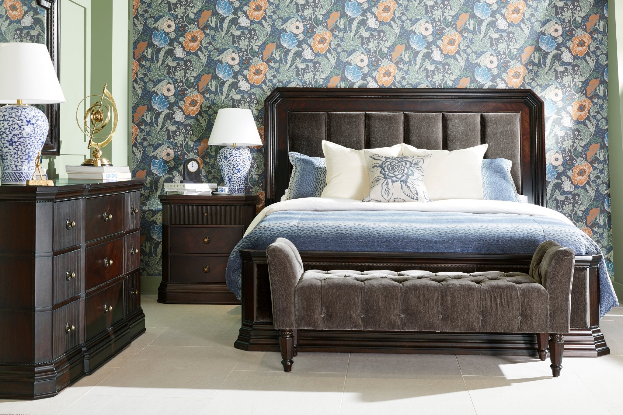 Revival King Uph. Bed Beds| A.R.T. Furniture