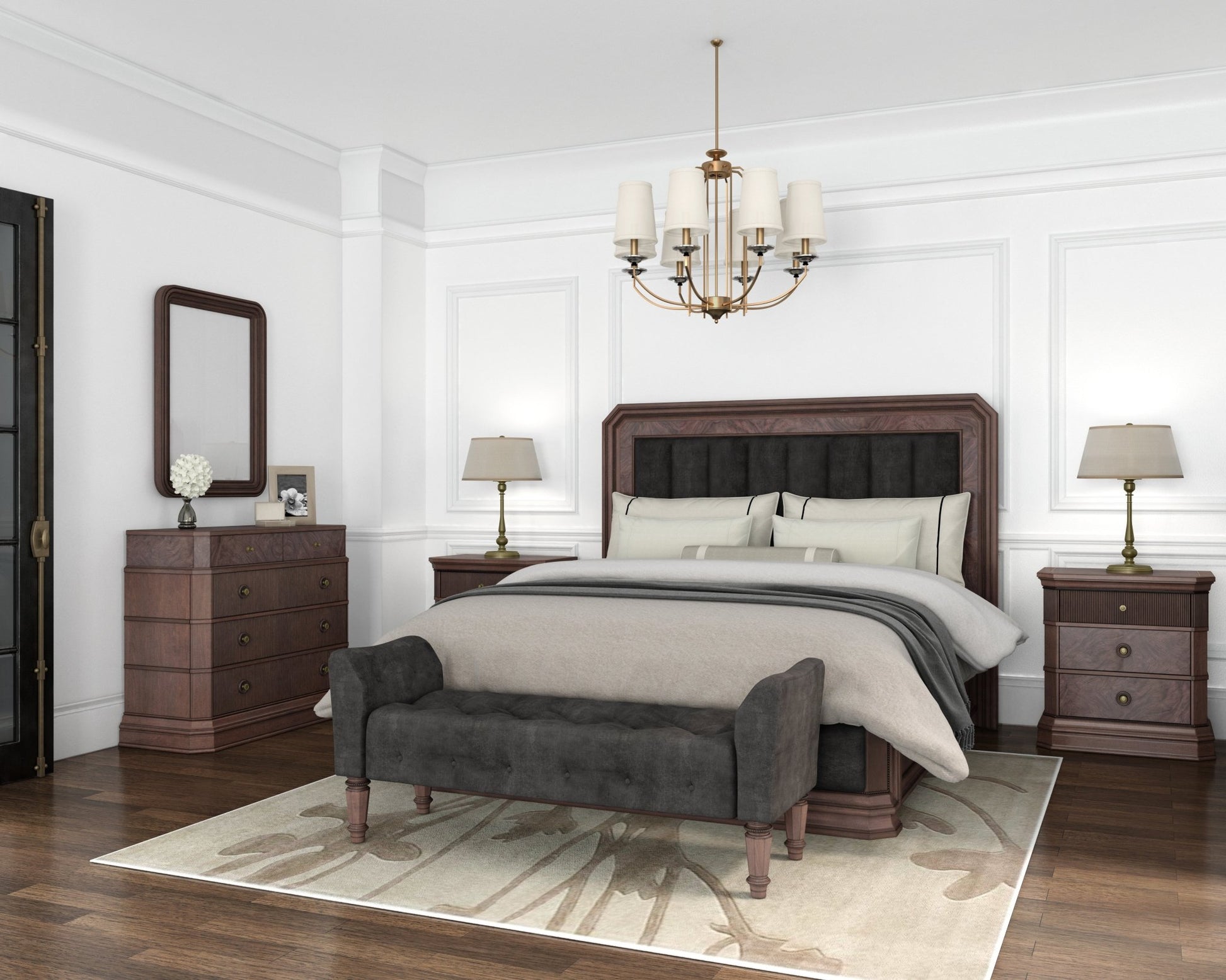 Revival King Uph. Bed Beds| A.R.T. Furniture