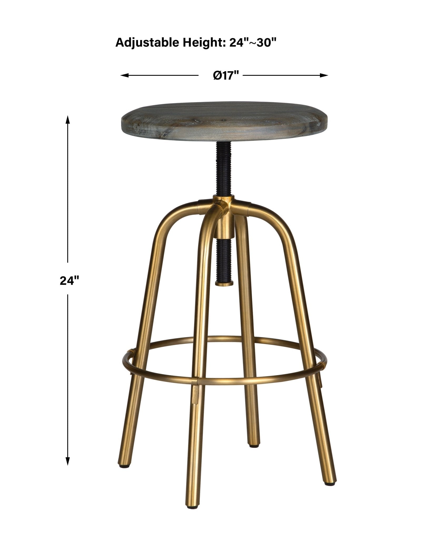 Revolve Counter Stool Stools| Uttermost