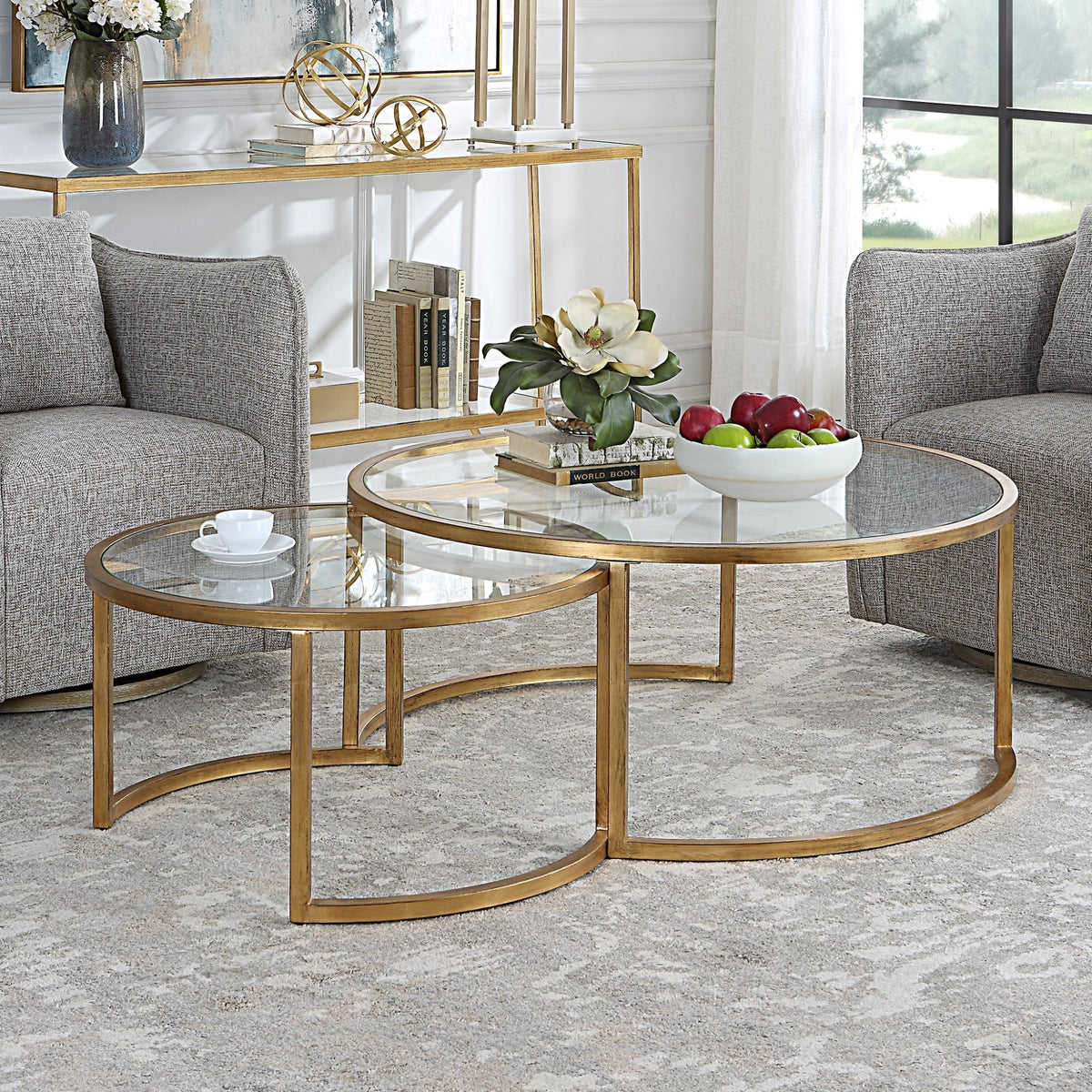 Rhea Nesting Coffee Tables, S/2 Coffee Tables| Uttermost