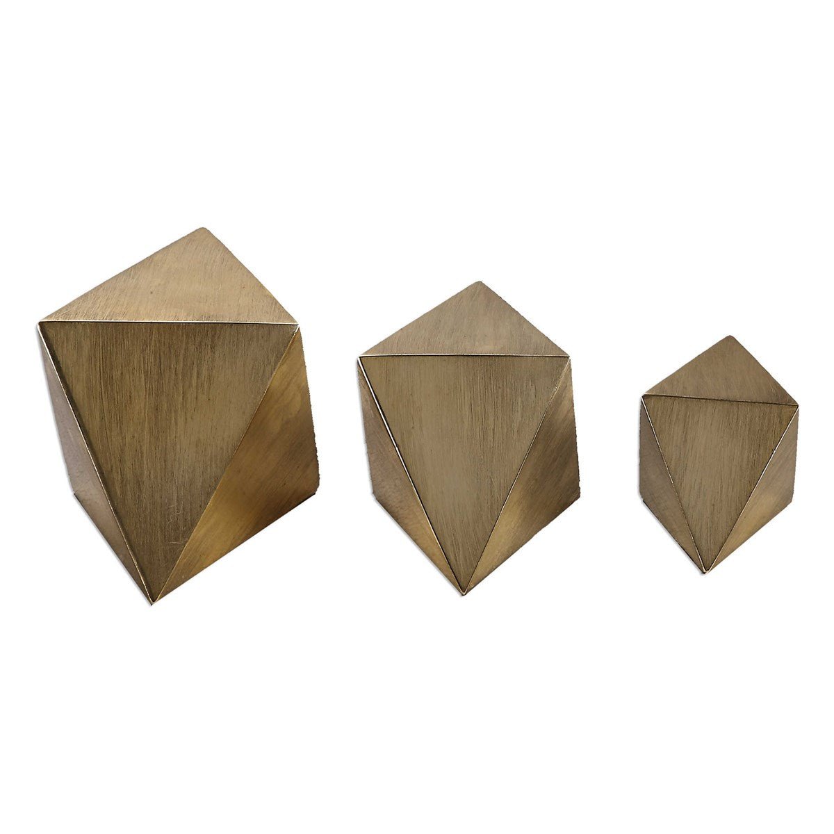 Rhombus Sculptures, S/3 Table Decors| Uttermost