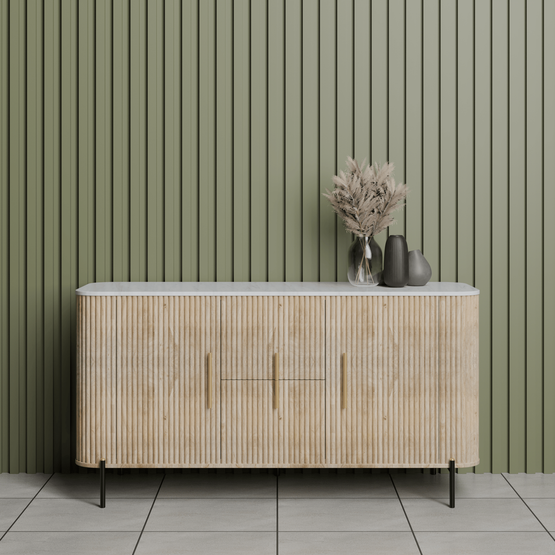 Ribbed Ribbed Sideboard Benches| Roots Furniture