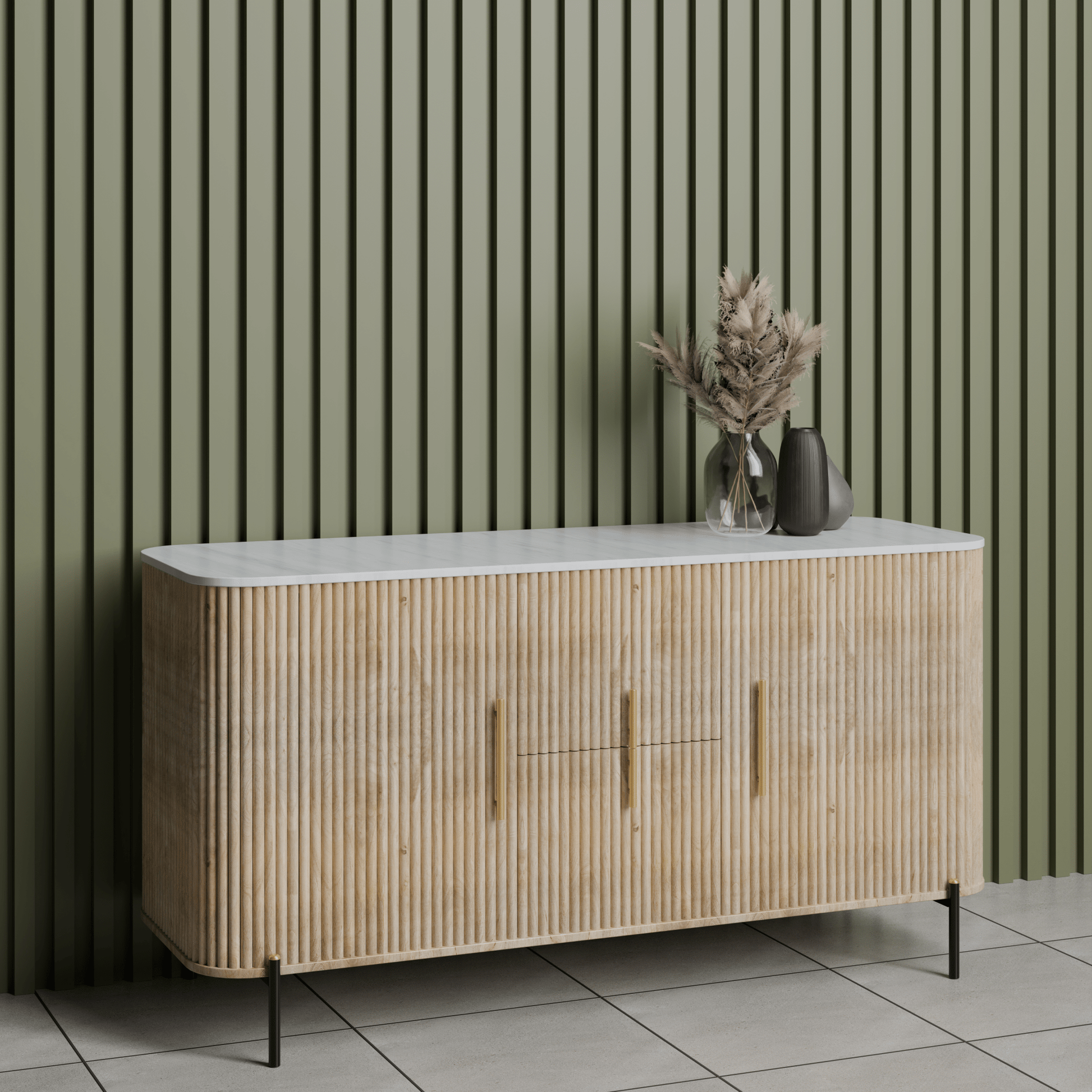 Ribbed Ribbed Sideboard Benches| Roots Furniture
