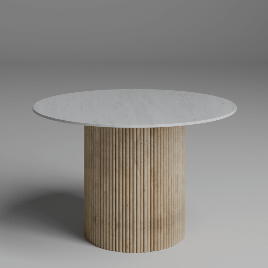 Ribbed Round Dining table Dining Tables| Roots Furniture