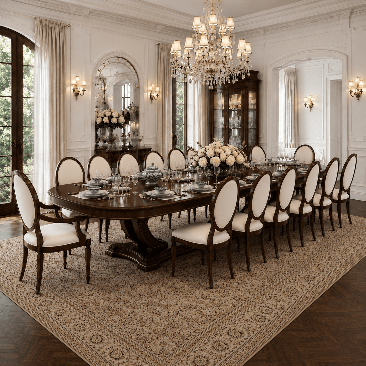 Rifadah Dining Table (18 seater Dining) Dining Tables| Roots Furniture