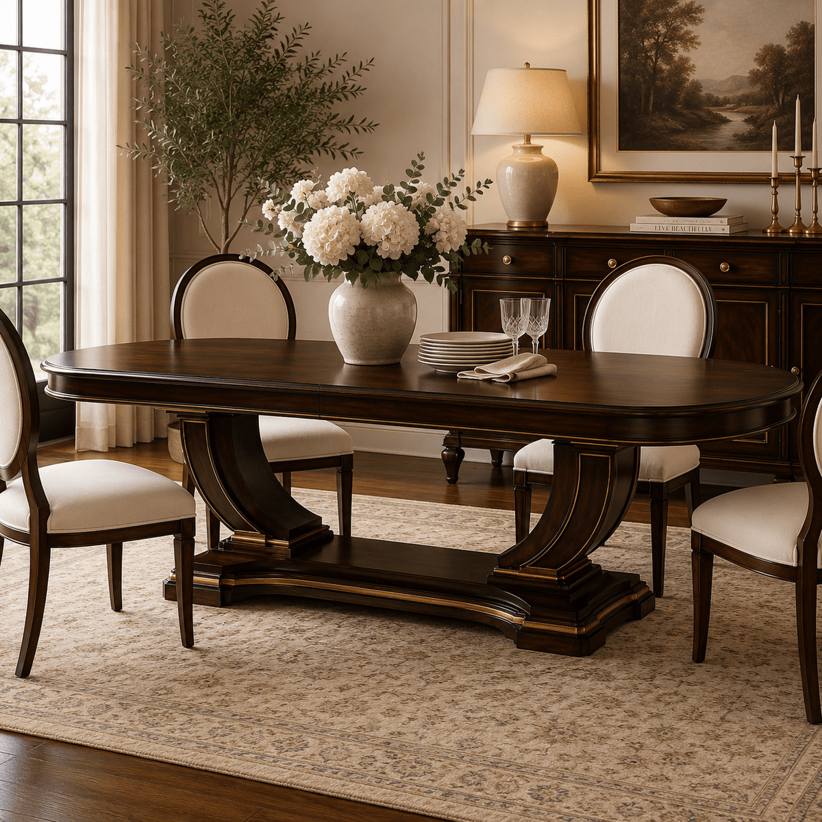 Rifadah Dining Table (18 seater Dining) Dining Tables| Roots Furniture