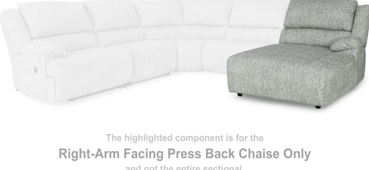Right-Arm Facing Press Back Chaise Recliners| Ashley Homestore