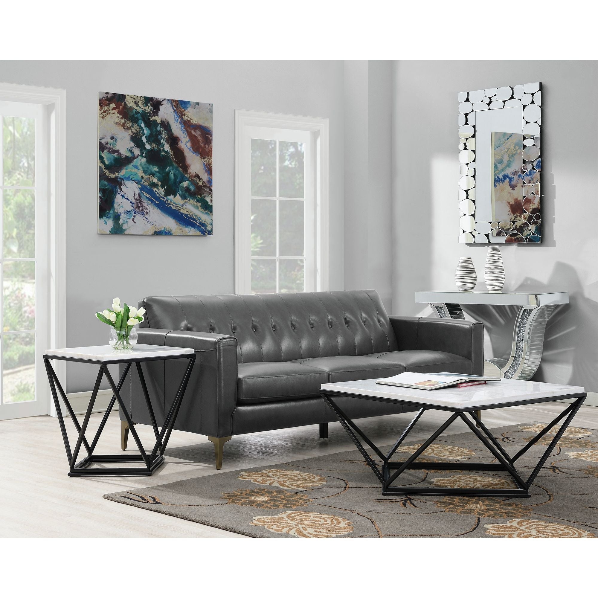 Riko End Table W/ Metal Leg Accent & End Tables| Roots Furniture