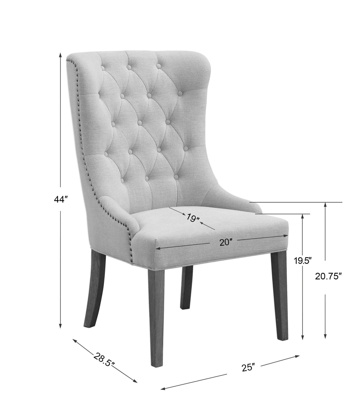 Rioni Wing Chair Chairs| Uttermost