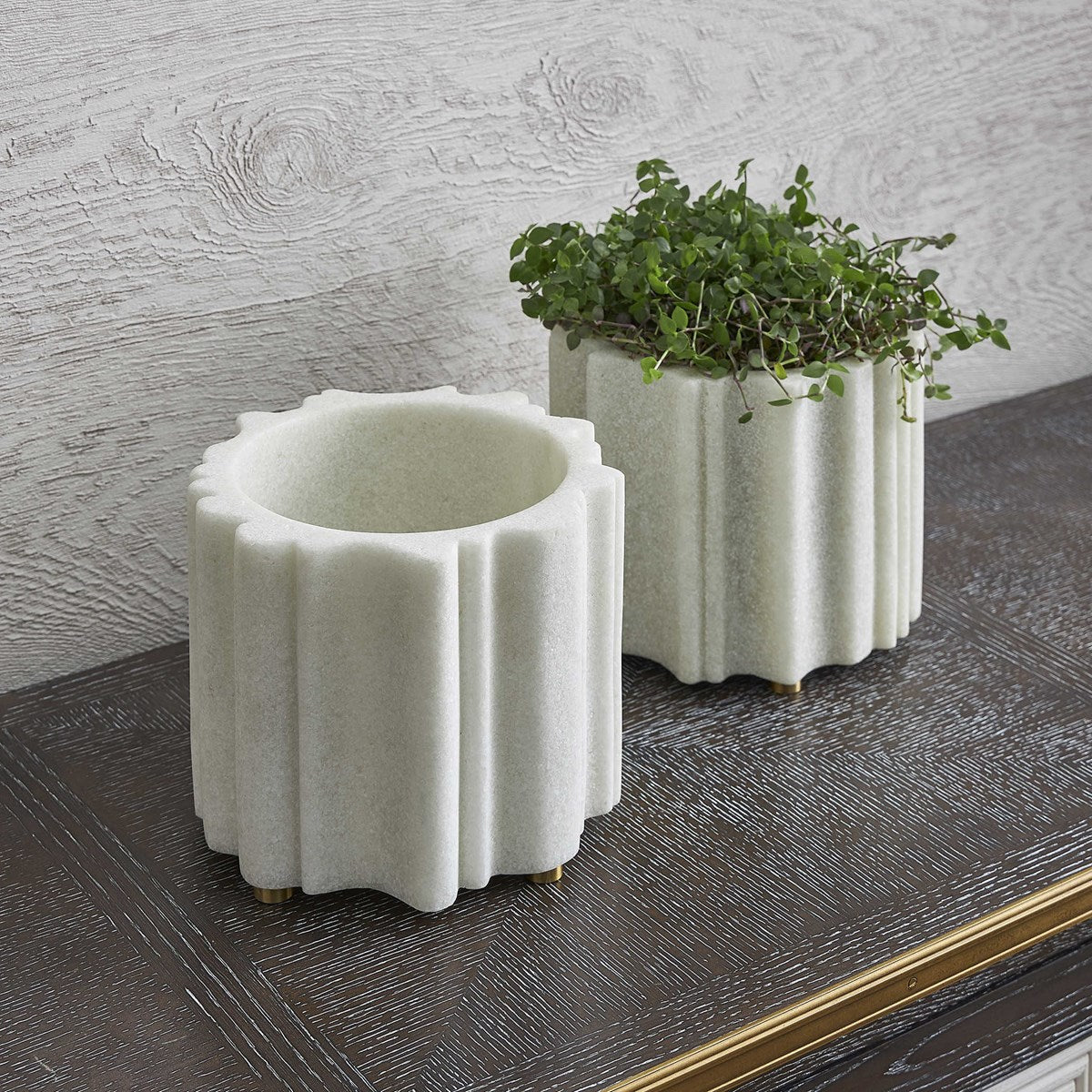 Ripple Cachepot Small Table Decors| Uttermost