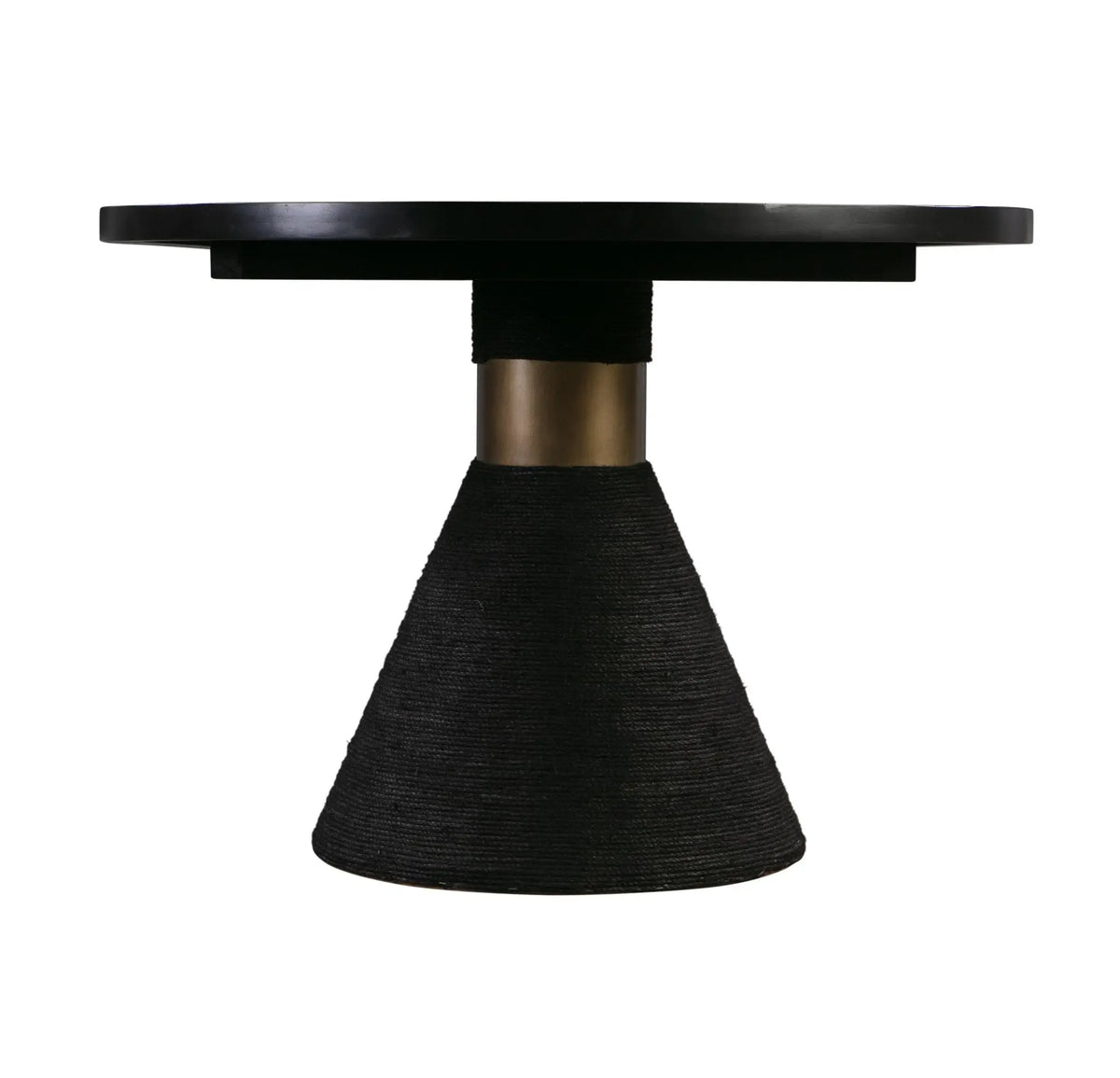 Rishi Black Rope Oval Table Dining Tables| TOV