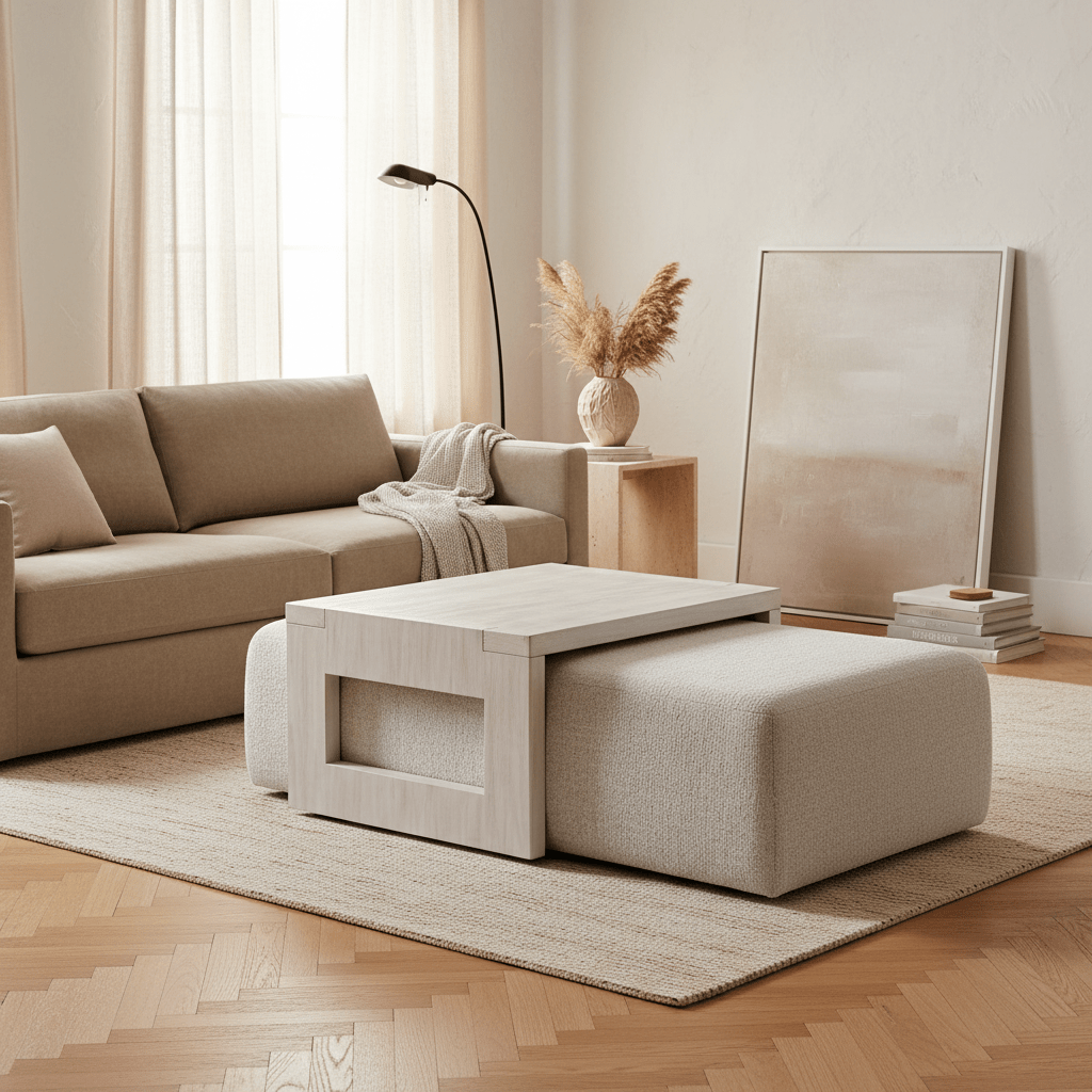 River Rock Nesting Cocktail Ottoman Ottomans| Universal