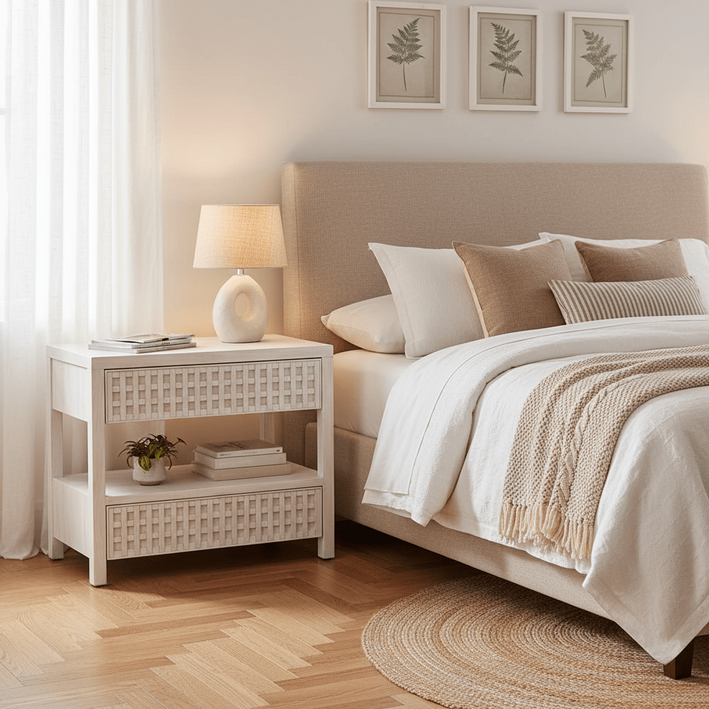 River Rock Nightstand Nightstands| Universal