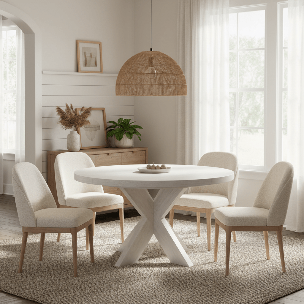 River Rock Round Dining Table Dining Tables| Universal