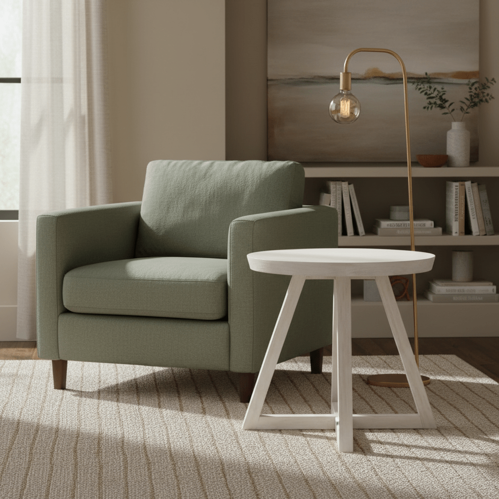 River Rock Round Side Table Table Sets| Universal