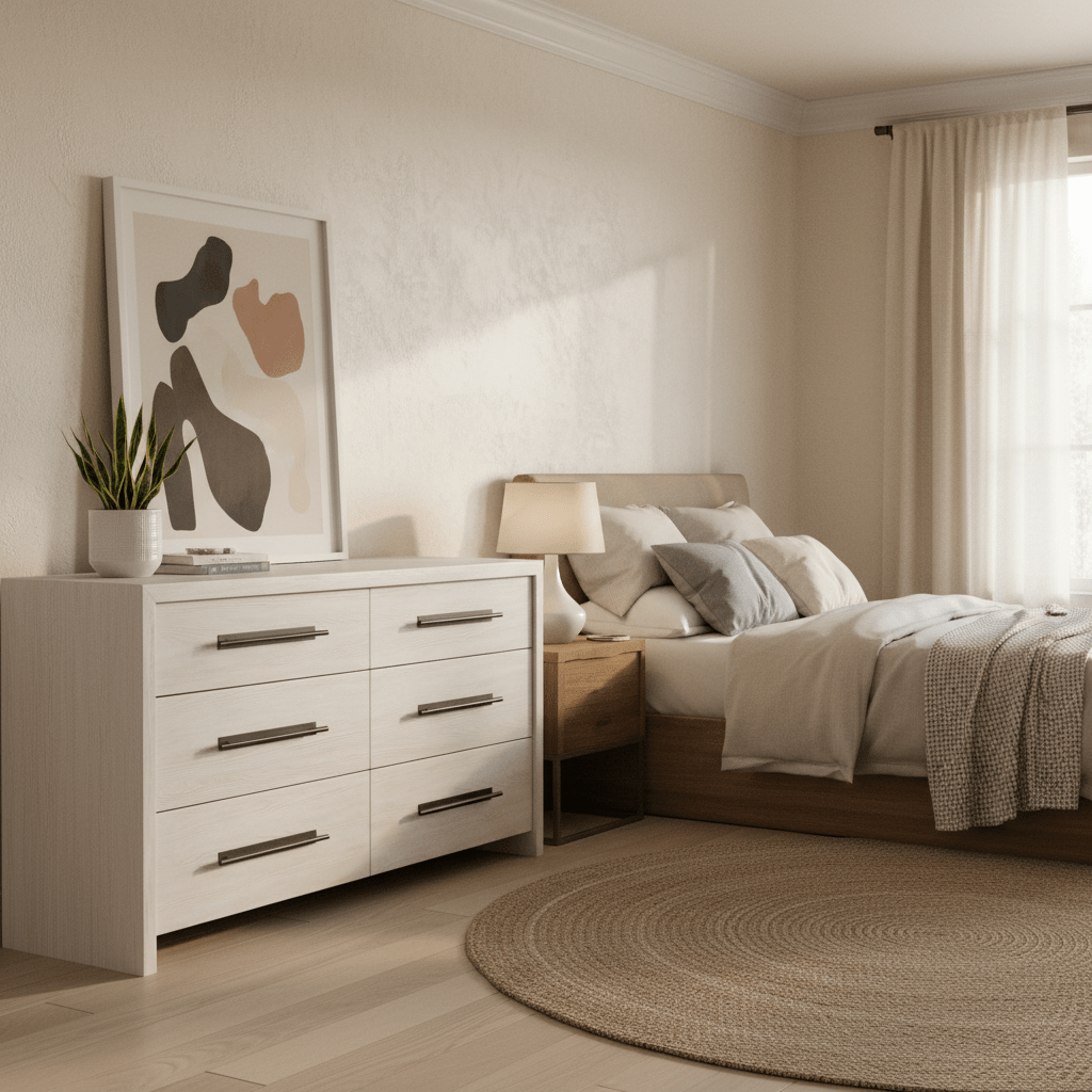 River Rock Six Drawer Dresser Dressers| Universal