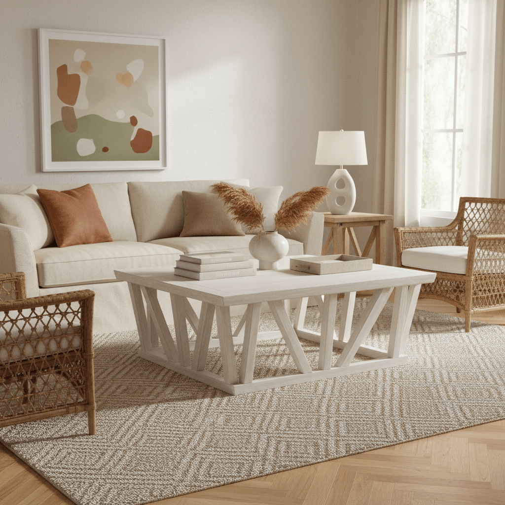 River Rock Square Cocktail Table Coffee Tables| Universal