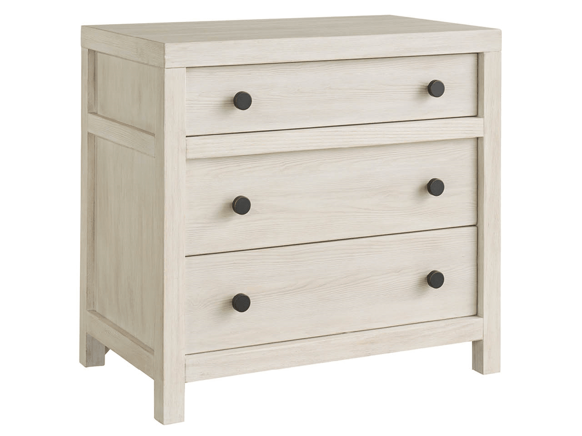 River Rock Three Drawer Nightstand Nightstands| Universal