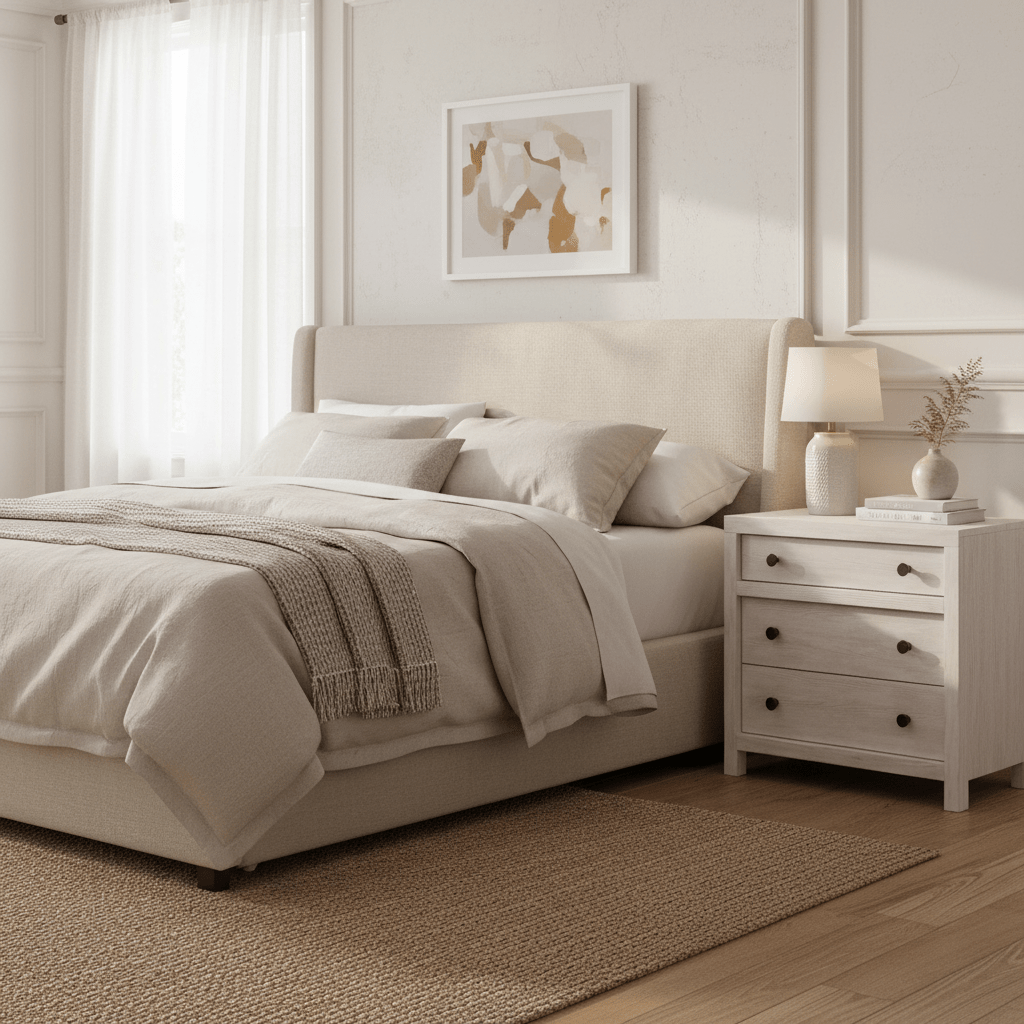 River Rock Three Drawer Nightstand Nightstands| Universal