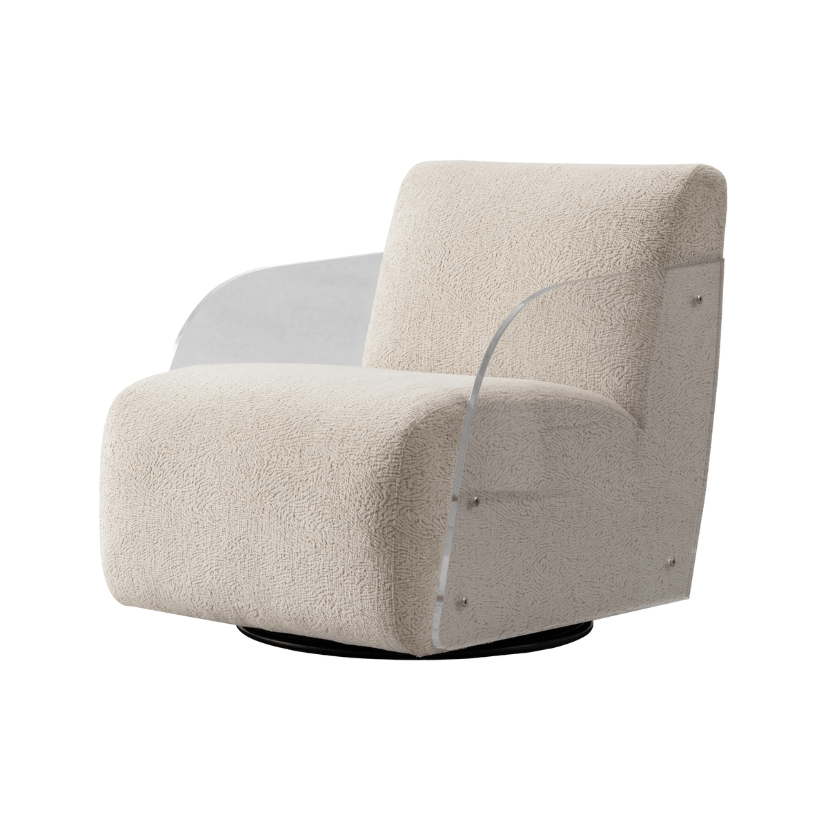 Riverside Beige swivel chair Chairs| Roots Furniture