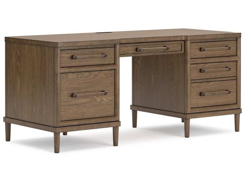 Roanhowe TV Stand And Home Office Desk Set - Al Rugaib Furniture