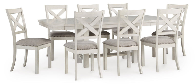 Robbinsdale Dining Extension Table Set with Free Rug - Al Rugaib Furniture