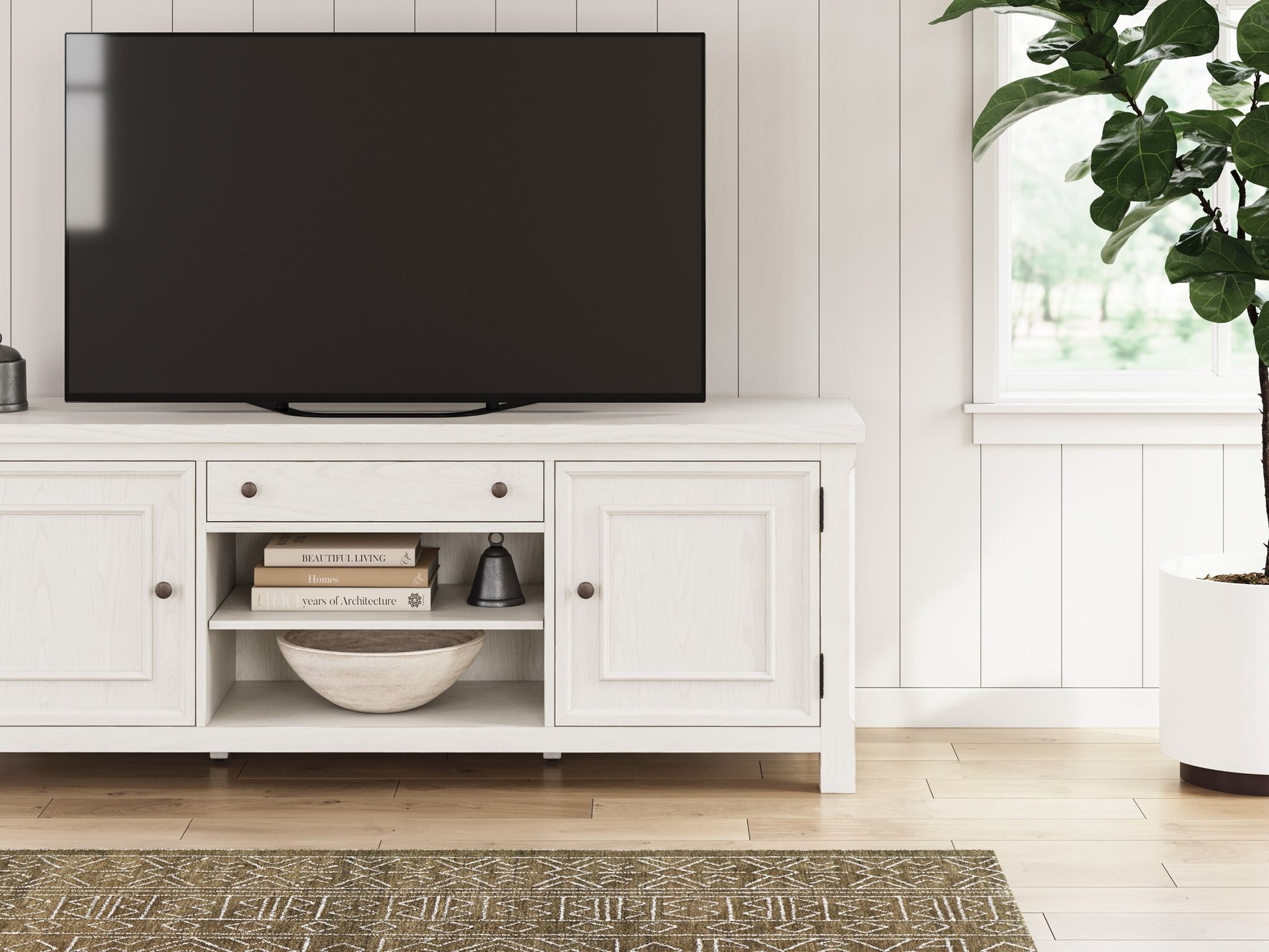 Robbinsdale Extra Large TV Stand TV Units| Ashley Homestore