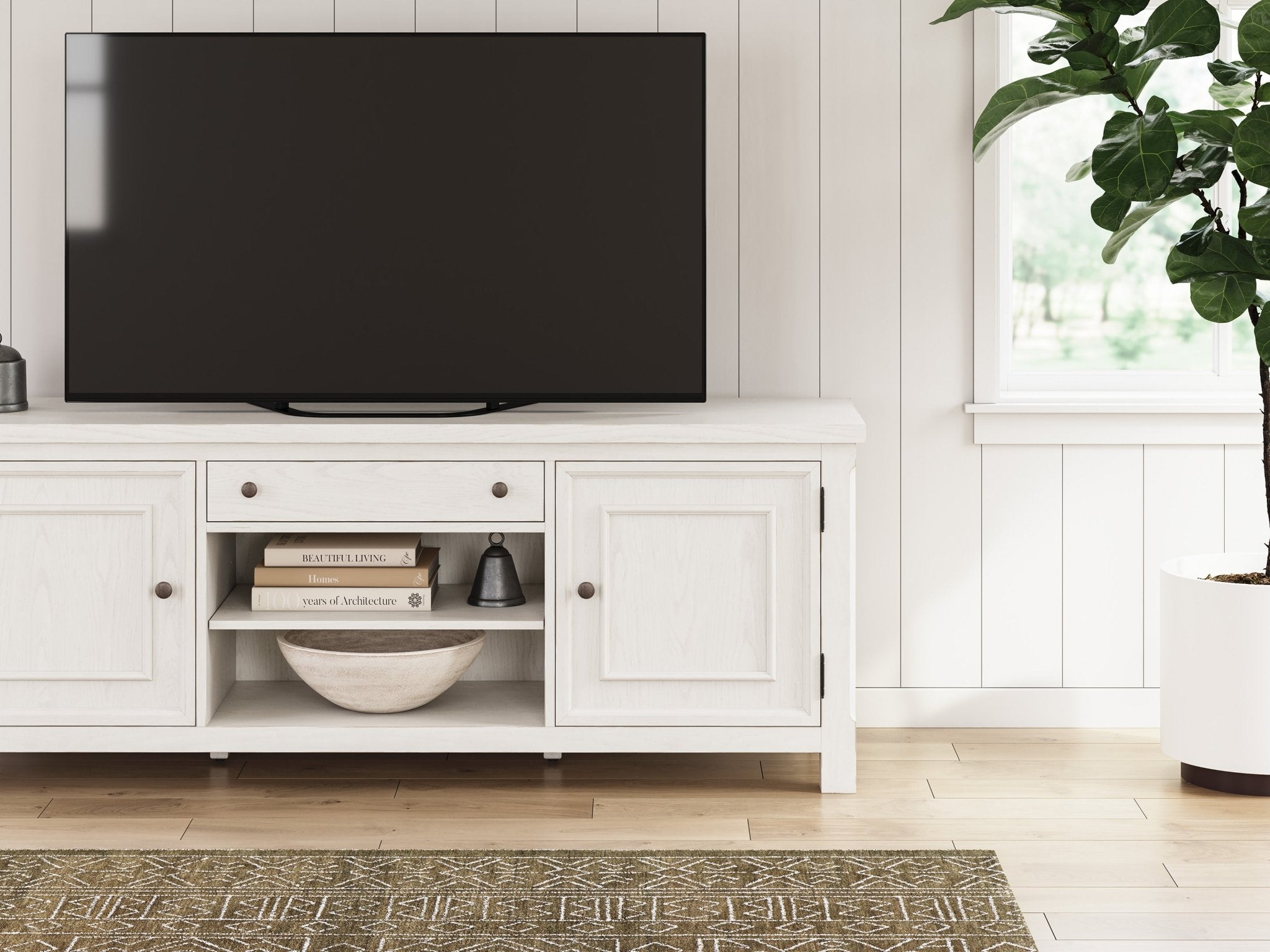 Robbinsdale Extra Large TV Stand TV Units| Ashley Homestore
