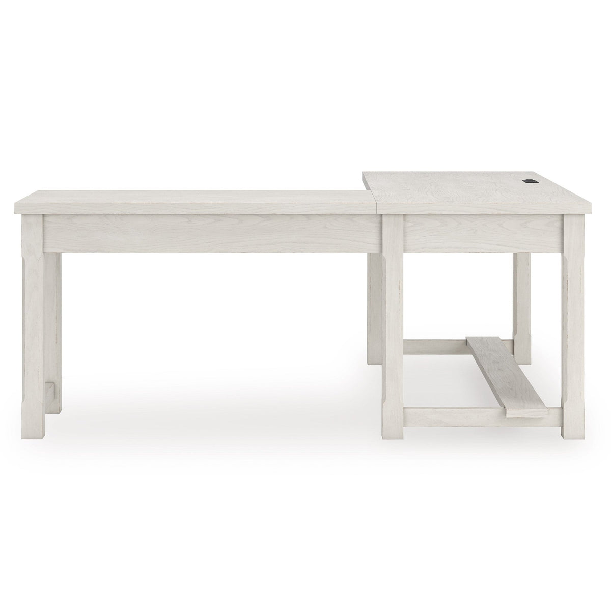 Robbinsdale Home Office Desk with Return Office Desks| Ashley Homestore