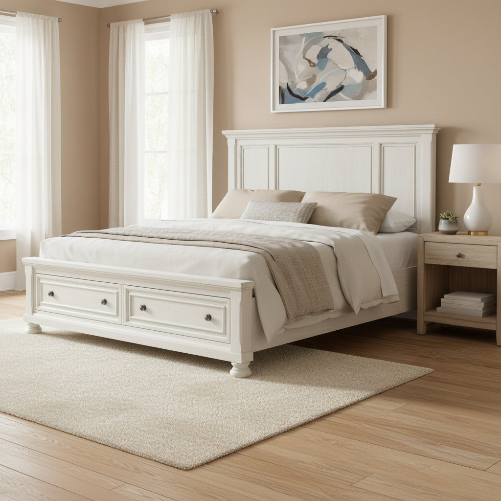 Robbinsdale Queen Panel Bed With Storage Beds| Ashley Homestore