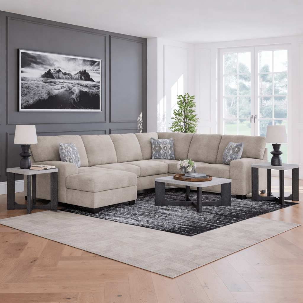 Rodington 3-Piece Sectional with Chaise Sectionals| Ashley Homestore