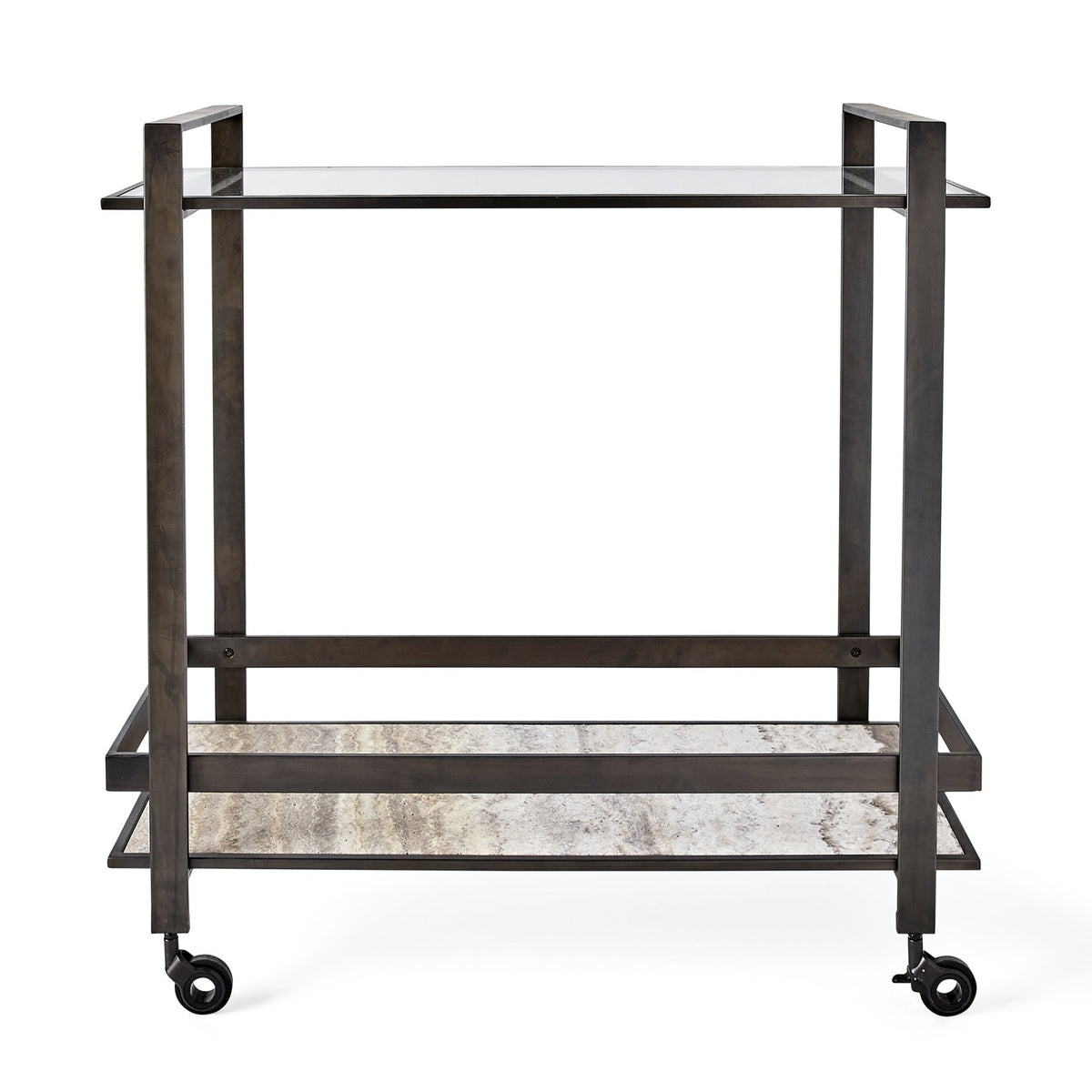 Roll Along Bar Cart - Bronze Table Decors| Uttermost