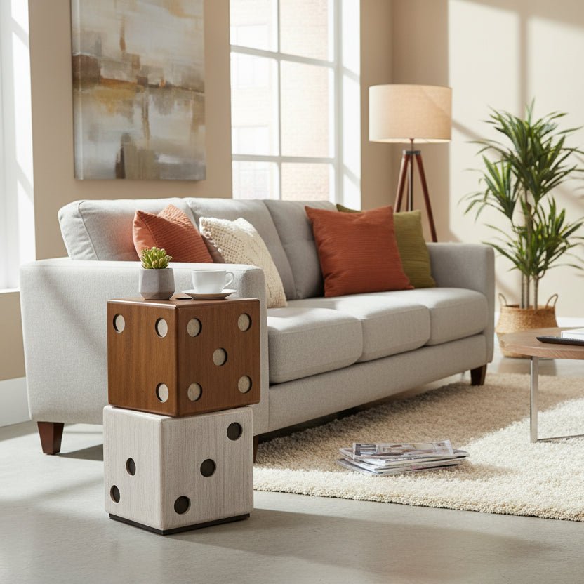 Roll The Dice Accent Table Table Decors| Uttermost