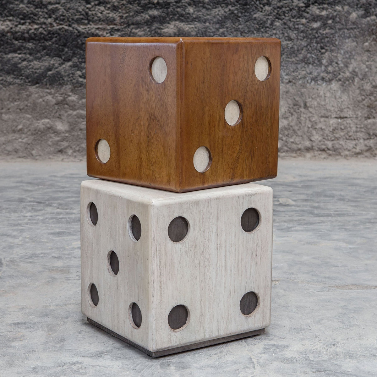 Roll The Dice Accent Table Table Decors| Uttermost