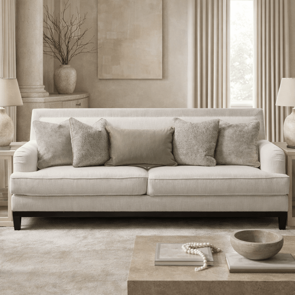 Romanian Key Beige 4 Seater Sofa XL Sofas| Roots Furniture