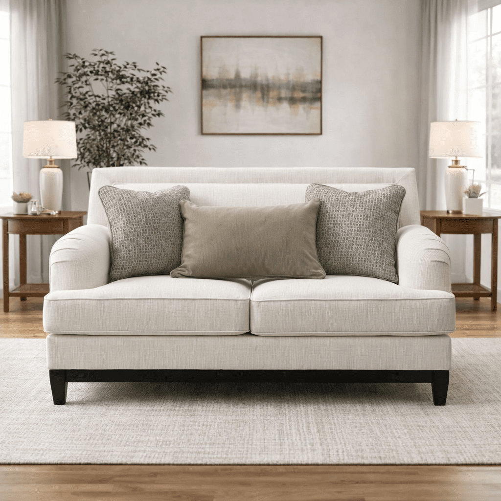 Romanian Key Beige Loveseat Sofas & Loveseats| Roots Furniture