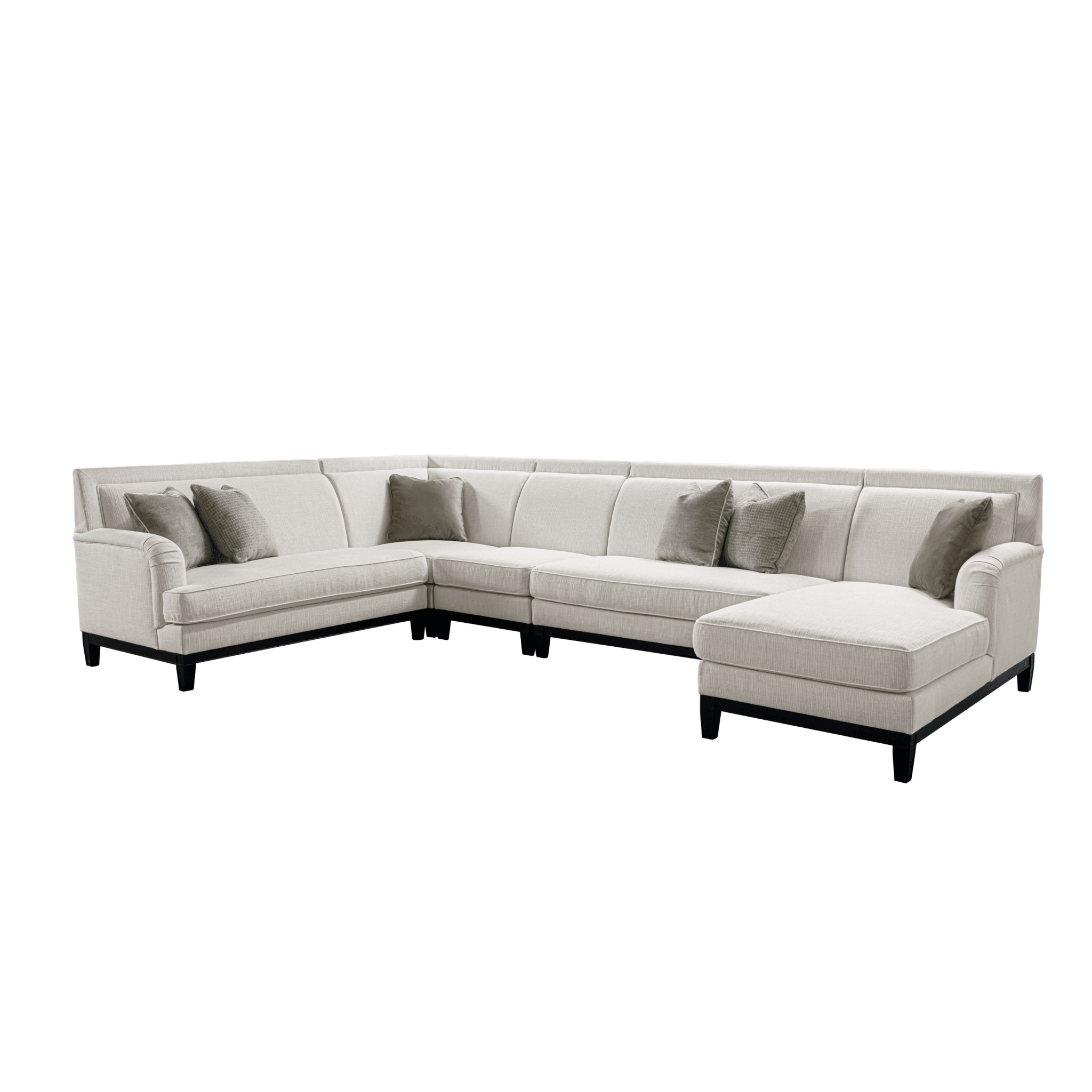 Romanian Key Beige Sectional Corner Sectionals| Roots Furniture