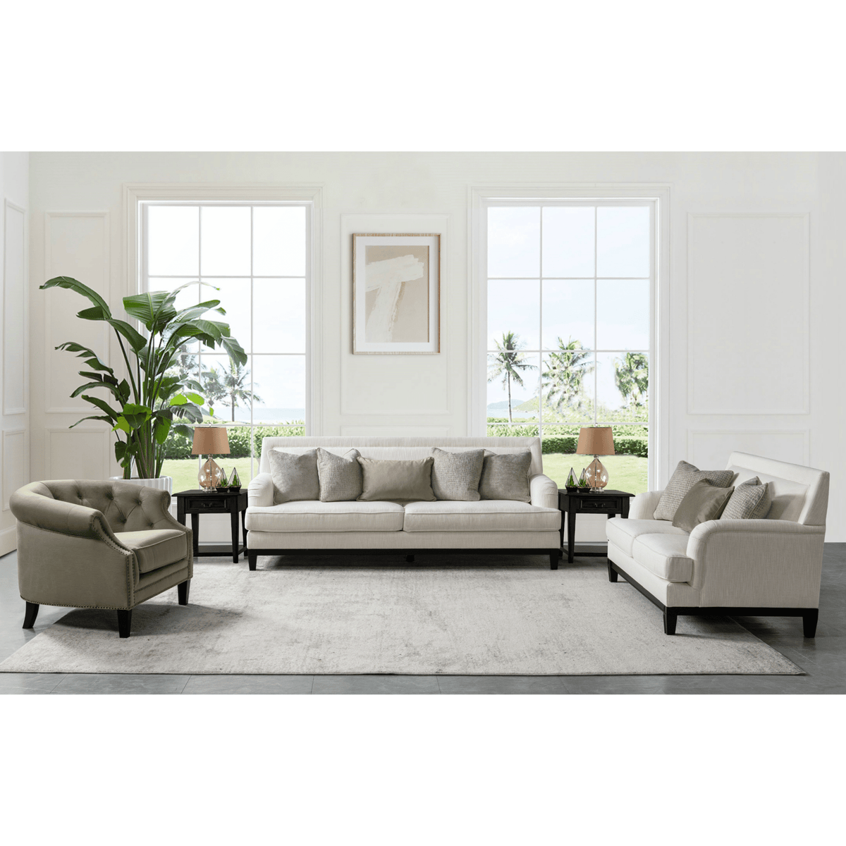 Romanian Key Beige Sofa Sofas & Loveseats| Roots Furniture
