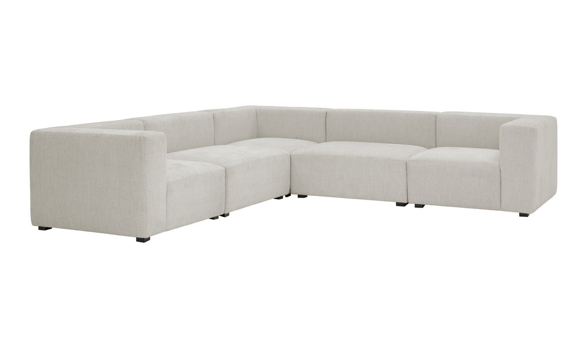 Romy Classic L Modular Sectional Warm Cotton Sectionals| Moe's Home