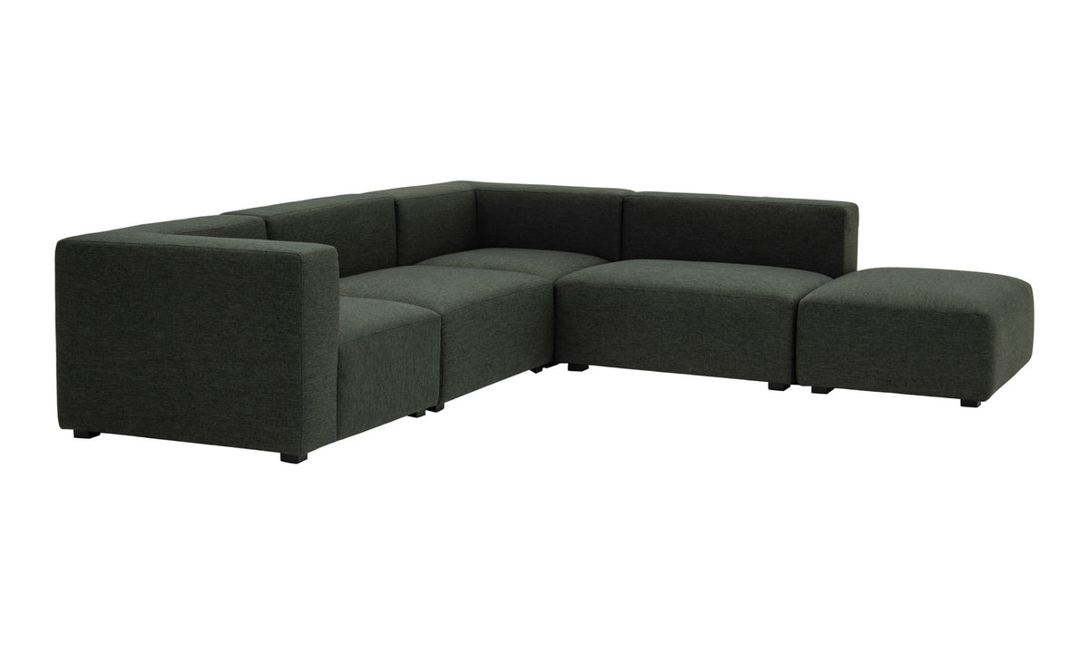 Romy Dream Modular Sectional Forest Shade Sectionals| Moe's Home