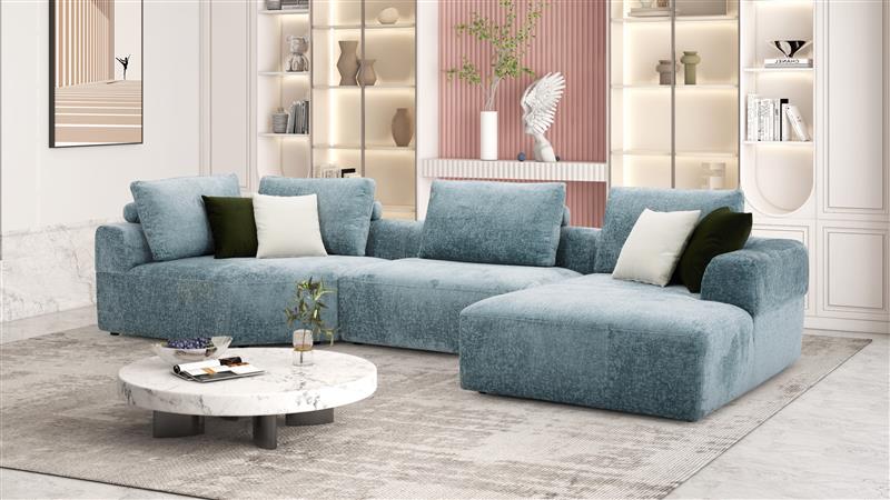 Ronan Grey Sofa Sectionals| Roots Furniture