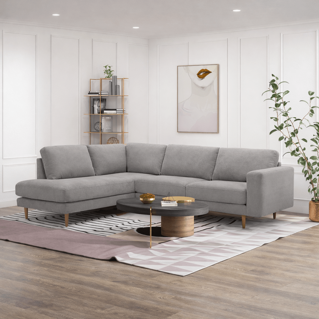 Ronda Grey Sectional Sectionals| Roots Furniture