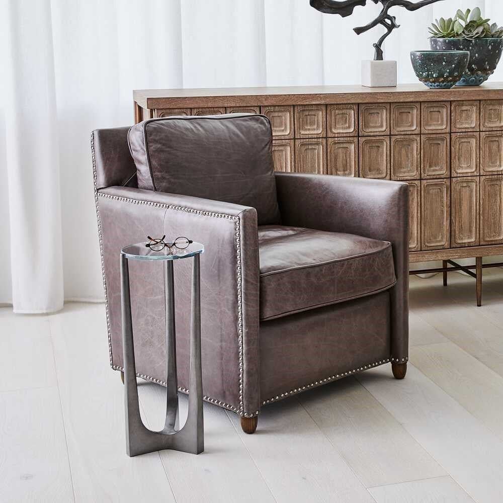 Roosevelt Club Chair, Smoke Chairs| Uttermost