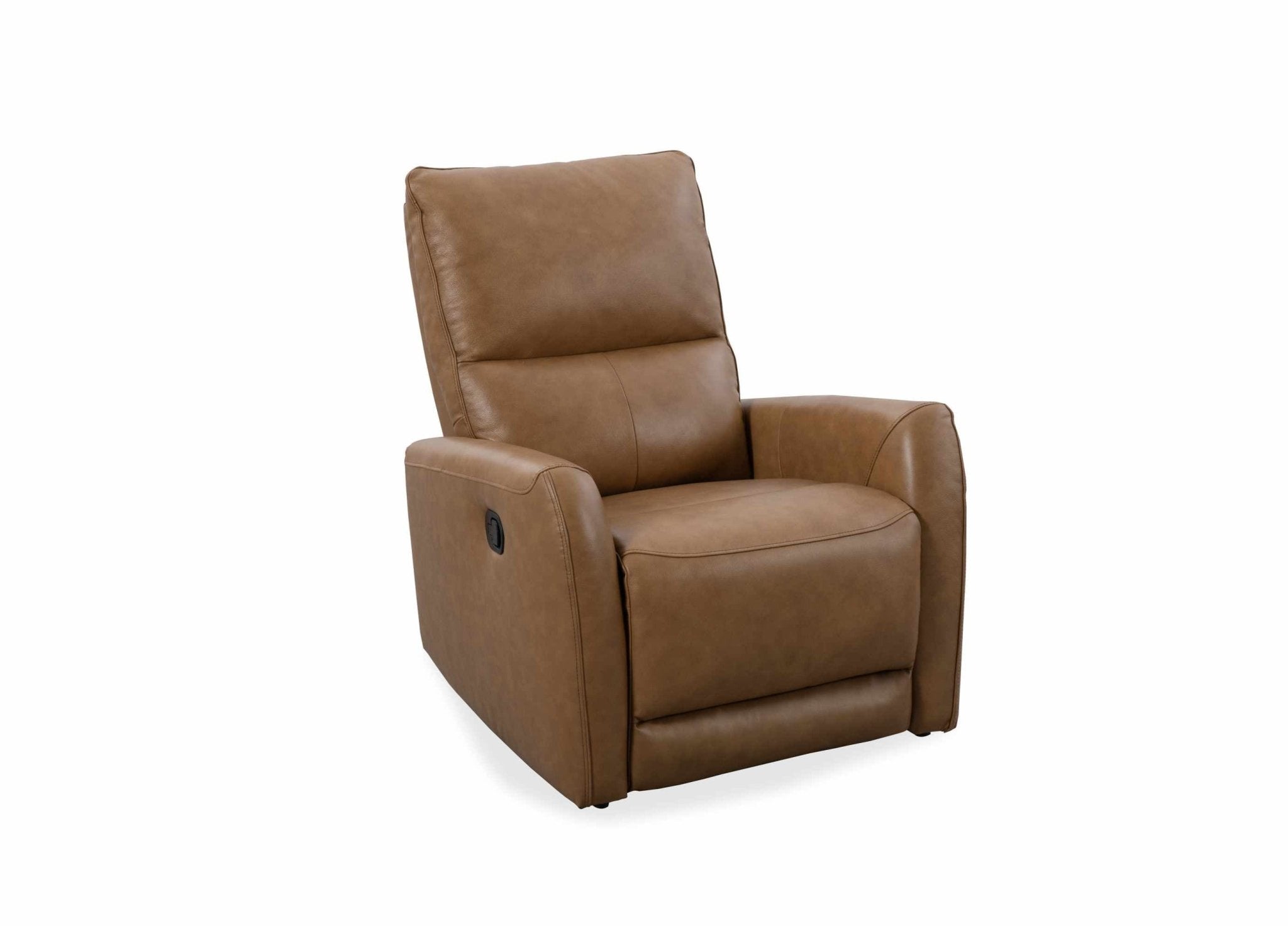 Roots Comfort Brown Leather Manual Recliner Recliners| Roots Furniture